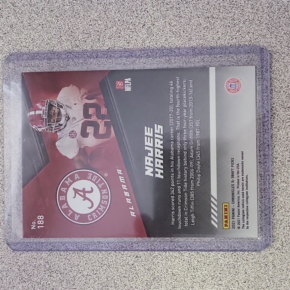 2021 Panini Chronicles XR Draft Picks Najee Harris RC - Picture 2 of 2